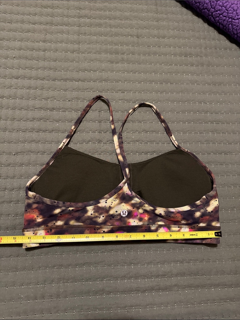 lululemon athletica Multicolor Speckled Strappy Sports Bra - Picture 3 of 3